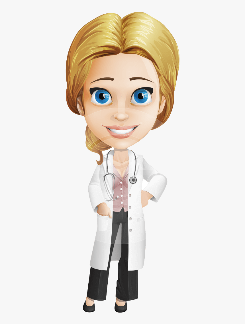 Doctor Free Cartoon Transparent Images Png - Female Doctor Cartoon, Png Download, Free Download