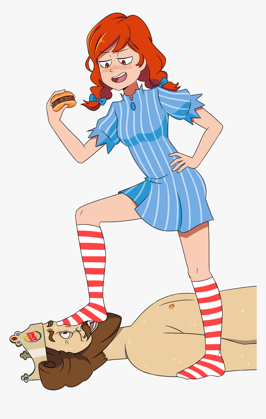 Clip Art Eat Wendy S Smug - Wendy's As A Human, HD Png Download, Free Download