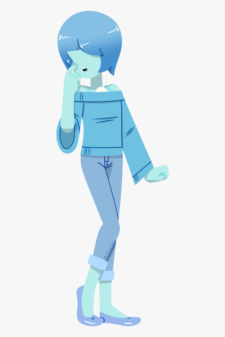 Cartoon Joint Standing Technology Male Shoulder Hand - Male Blue Pearl, HD Png Download, Free Download