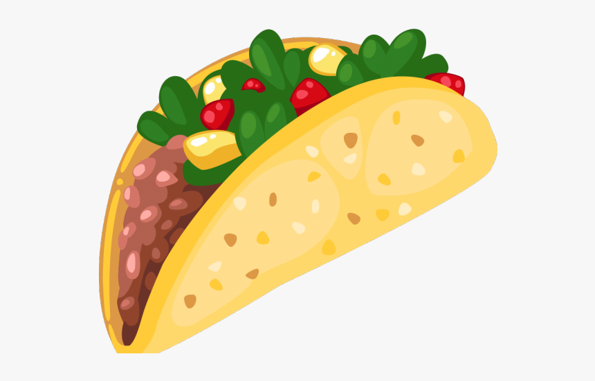 Tacos De Asada - Taco Clipart Transparent Background, HD Png Download, Free Download