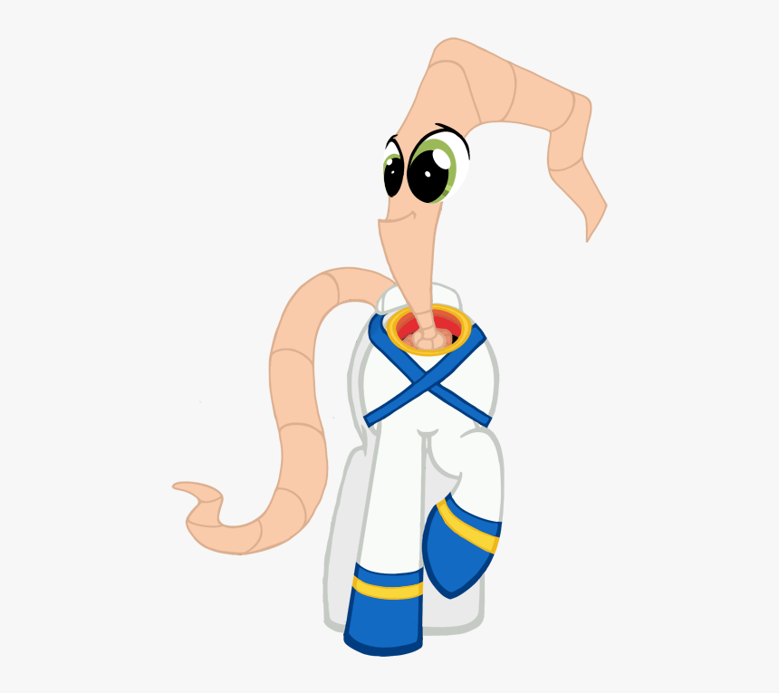 Earthworm Jim Pony Cartoon Vertebrate Joint Shoulder - Cartoon, HD Png Download, Free Download