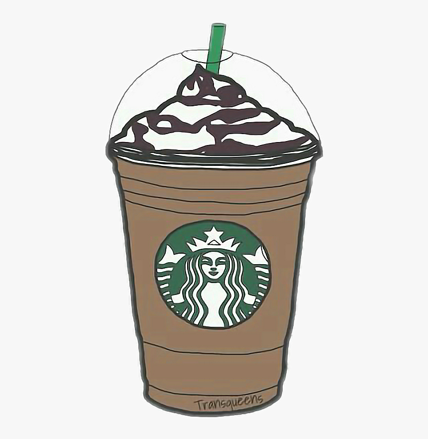 Coffee Tea Starbucks Latte Starbucks Drawing Hd Png Download