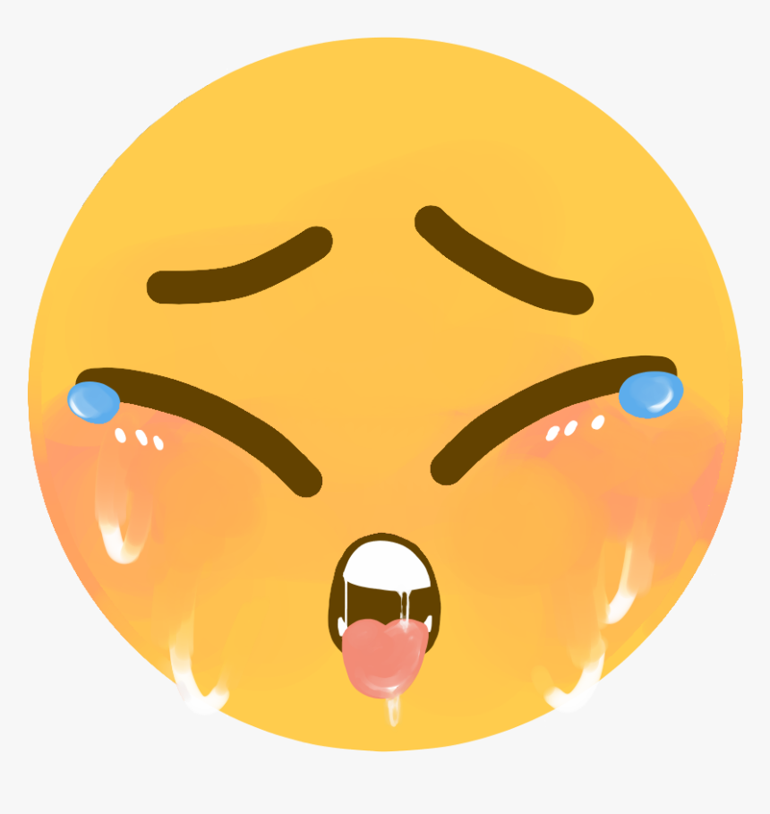 Ahegao Discord Emoji Hd Png Download Kindpng