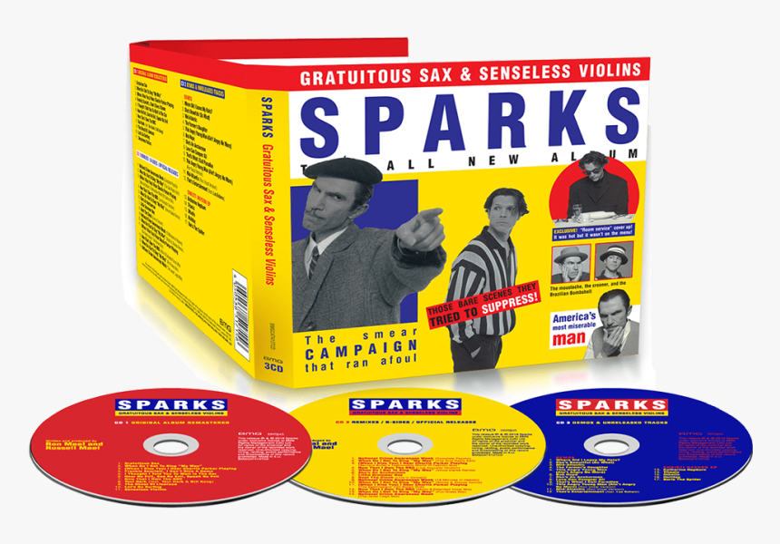 Sparks Gratuitous Sax & Senseless Violins, HD Png Download, Free Download