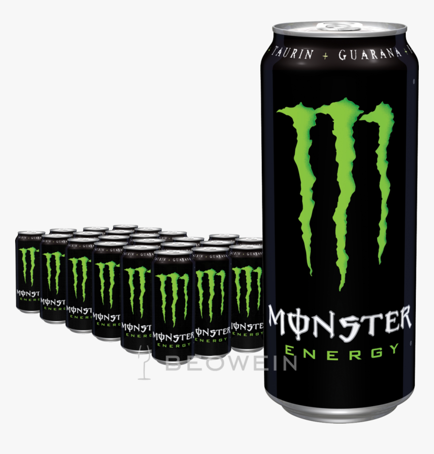 Monster Energy Green 24x0,5 L - Monster Energy Green, HD Png Download, Free Download