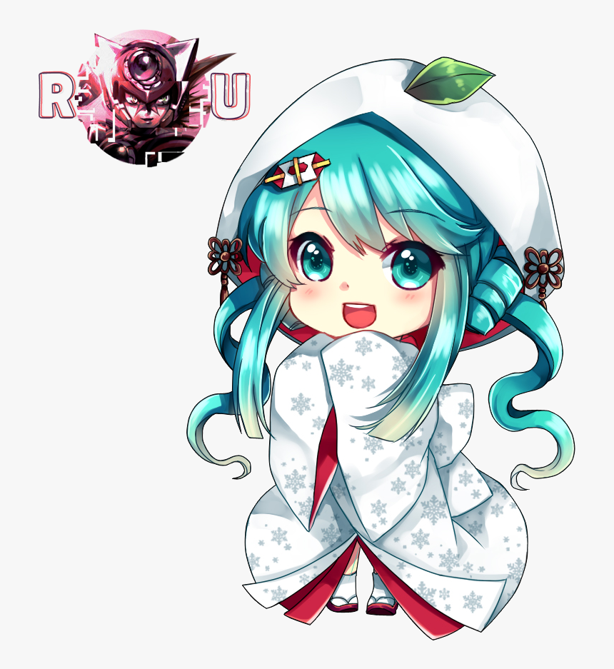 Anime Kawaii Hatsune Miku, HD Png Download, Free Download