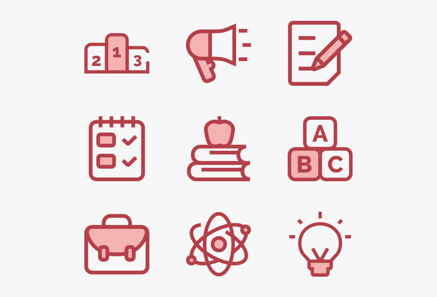 Essential Set - Icon Social Media Pink Png, Transparent Png, Free Download