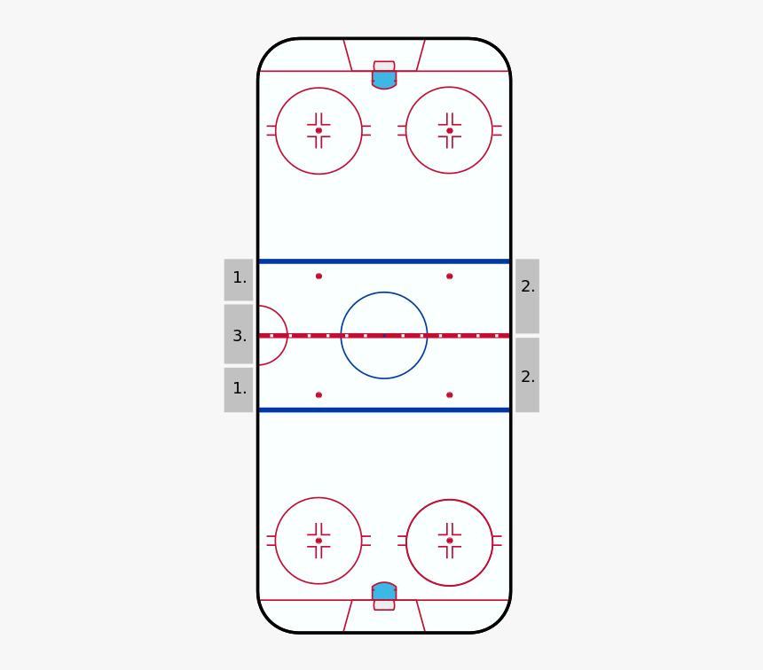 Nhl Ice Hockey Rink, HD Png Download, Free Download