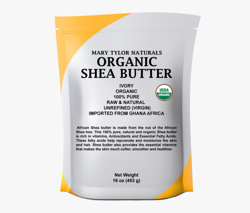 Organic Shea Butter, Unrefined, 1 Lb Raw Ivory Grade - Organic Certification, HD Png Download, Free Download