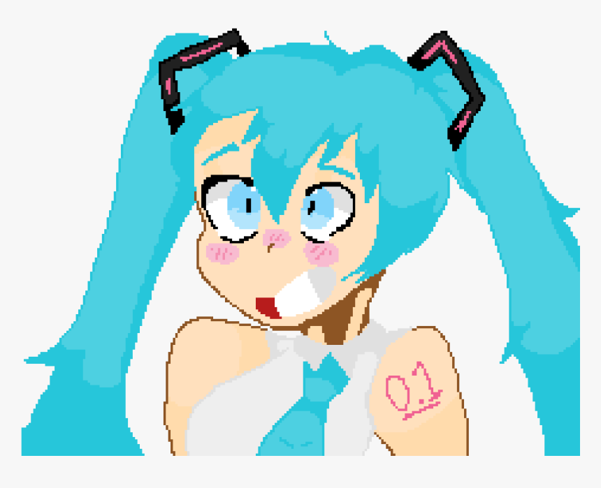 Transparent Hatsune Miku Png - Cartoon, Png Download, Free Download