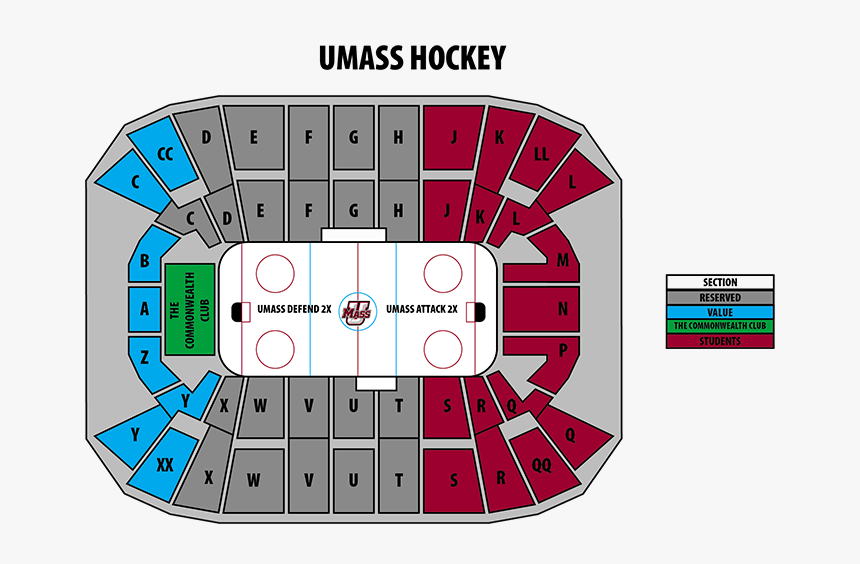 Mullins Center Seating Chart, HD Png Download, Free Download