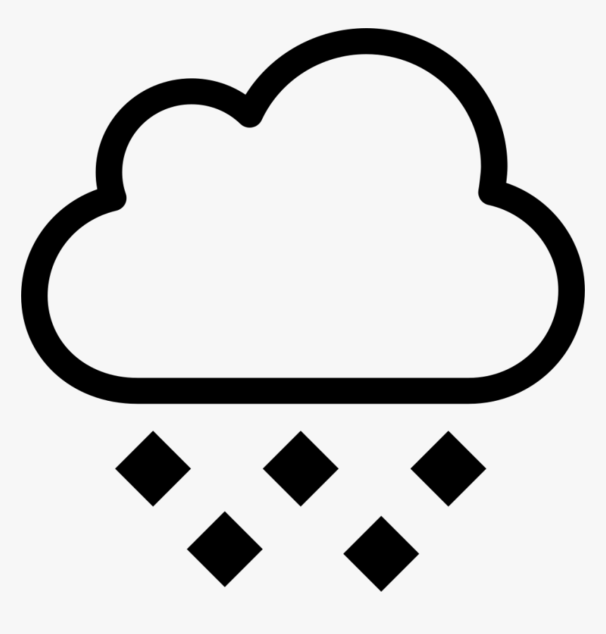Freezing Rain - Transparent Background Cloud Icon Transparent, HD Png Download, Free Download
