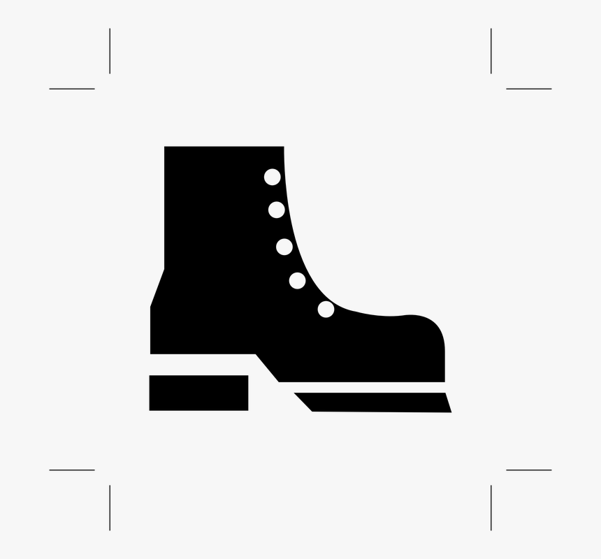 Shoe, Boots, Safety Boots, Sign, Symbol, Icon - Pictogram Shoe, HD Png Download, Free Download