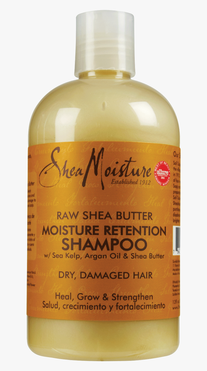 Transparent Shea Butter Png - Shea Moisture Raw Shea Butter Moisture Retention Shampoo, Png Download, Free Download