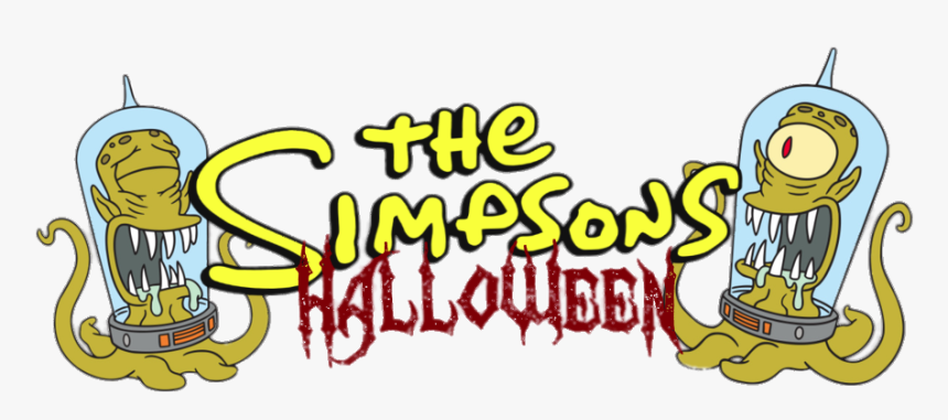 The Simpsons Halloween Logo - Cartoon, HD Png Download, Free Download