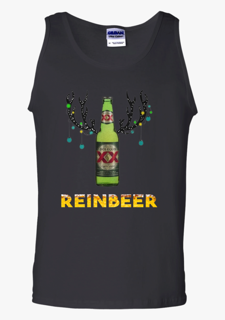 Dos Equis Reinbeer Christmas T-shirt - Beer Bottle, HD Png Download, Free Download