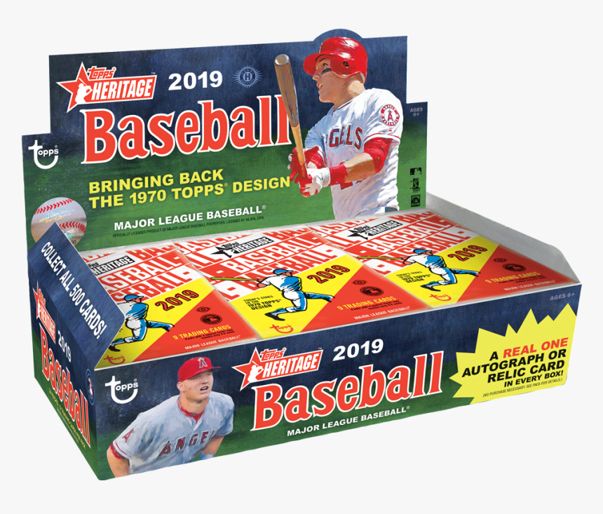 2019 Topps Heritage Hobby Box, HD Png Download, Free Download