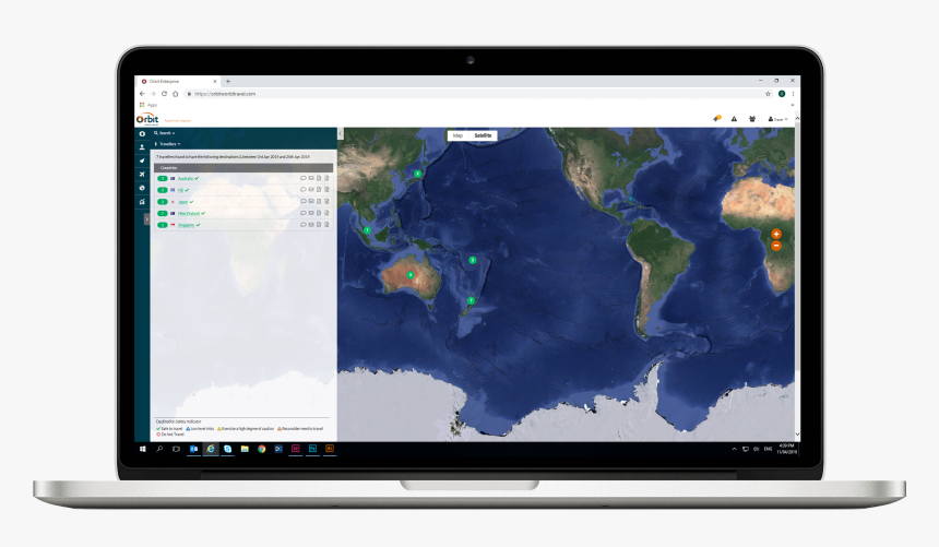 Orbit Care - Map, HD Png Download, Free Download