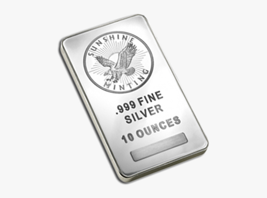 Picture Of 10 Oz Sunshine Mint Silver Bar - پارچه ملحفه ای خورشیدی, HD Png Download, Free Download