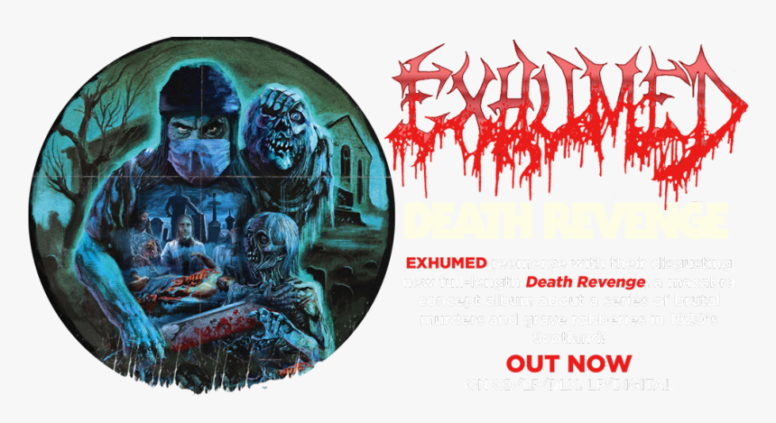 Exhumed Death Revenge Cd, HD Png Download, Free Download