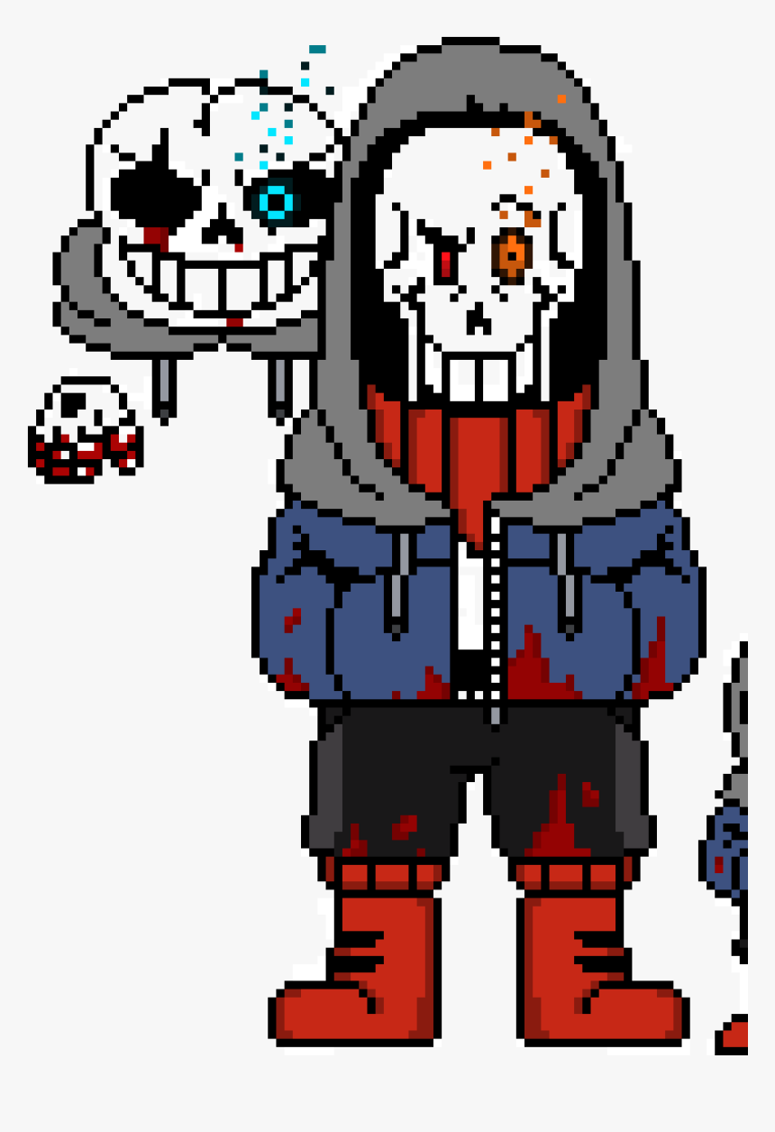 Sans Pixel Art Creator - dusttale papyrus roblox