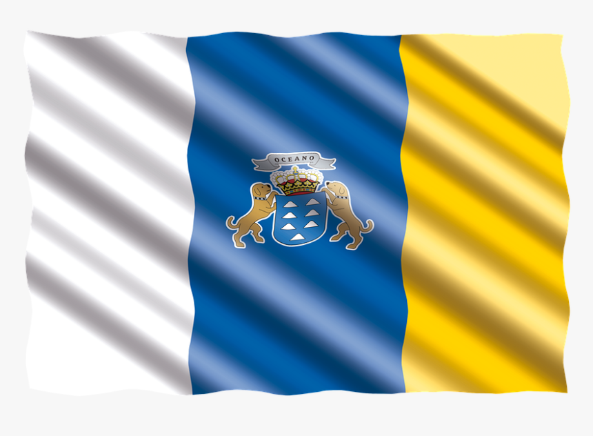 International, Flag, Canary Islands, Island - Bandera Canaria Png, Transparent Png, Free Download