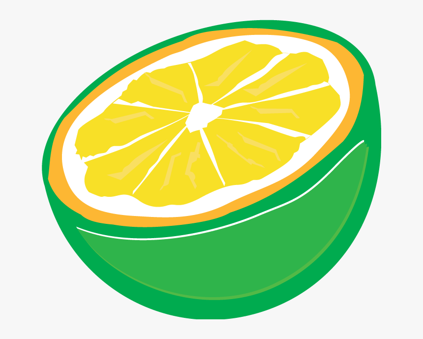 Lemon Drawing Lime - Cartoon Lemon Lime, HD Png Download, Free Download