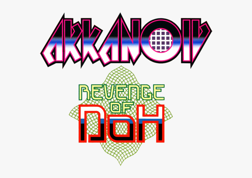 #logopedia10 - Arkanoid Revenge Of Doh Logo, HD Png Download, Free Download