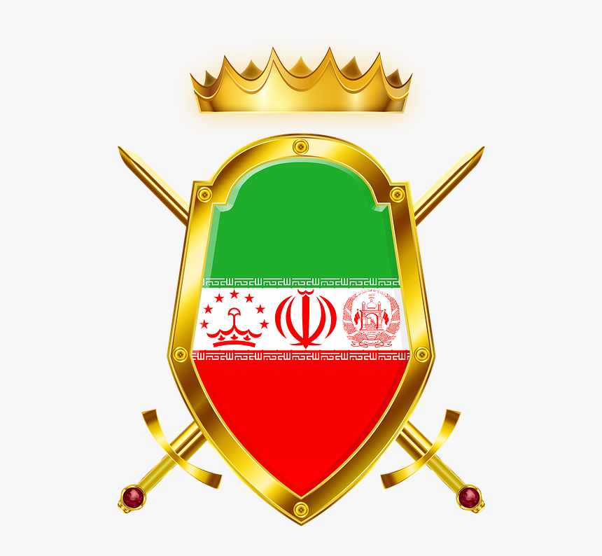 Shield, Sword, Flag, Iran, Tajikistan, Afghanistan - Iran Flag, HD Png Download, Free Download