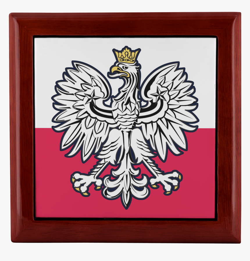 Polish Eagle Polish Flag Jewelry Box - Irish And Polish Eagle, HD Png Download, Free Download