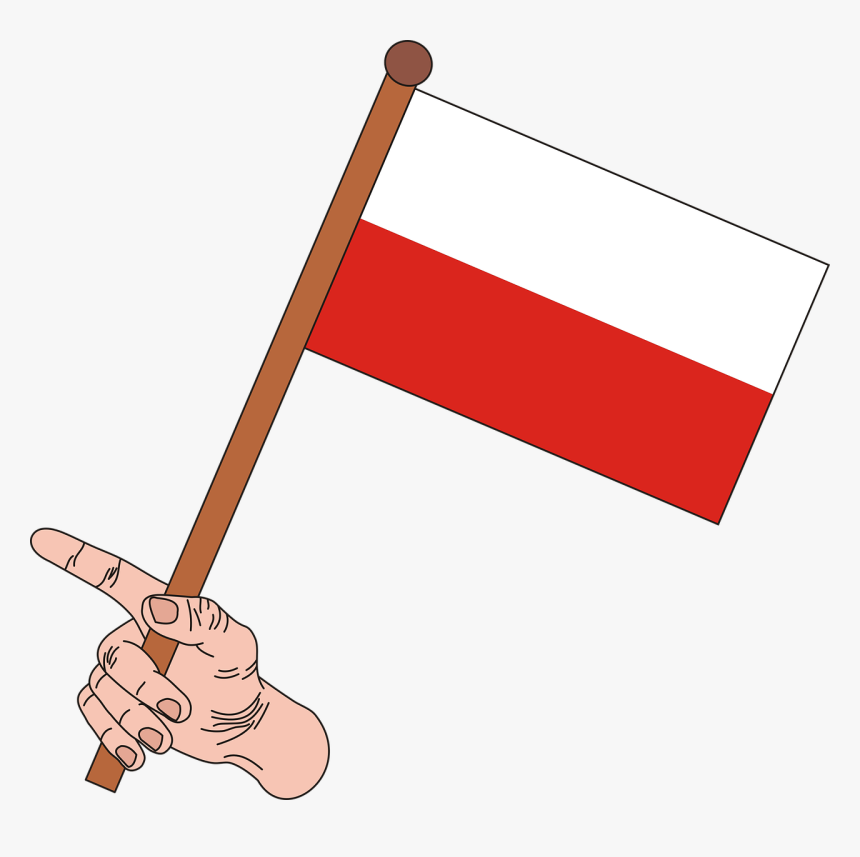 Polish Flag Flag White-red Free Photo - Cartoon French And Indian War, HD Png Download, Free Download