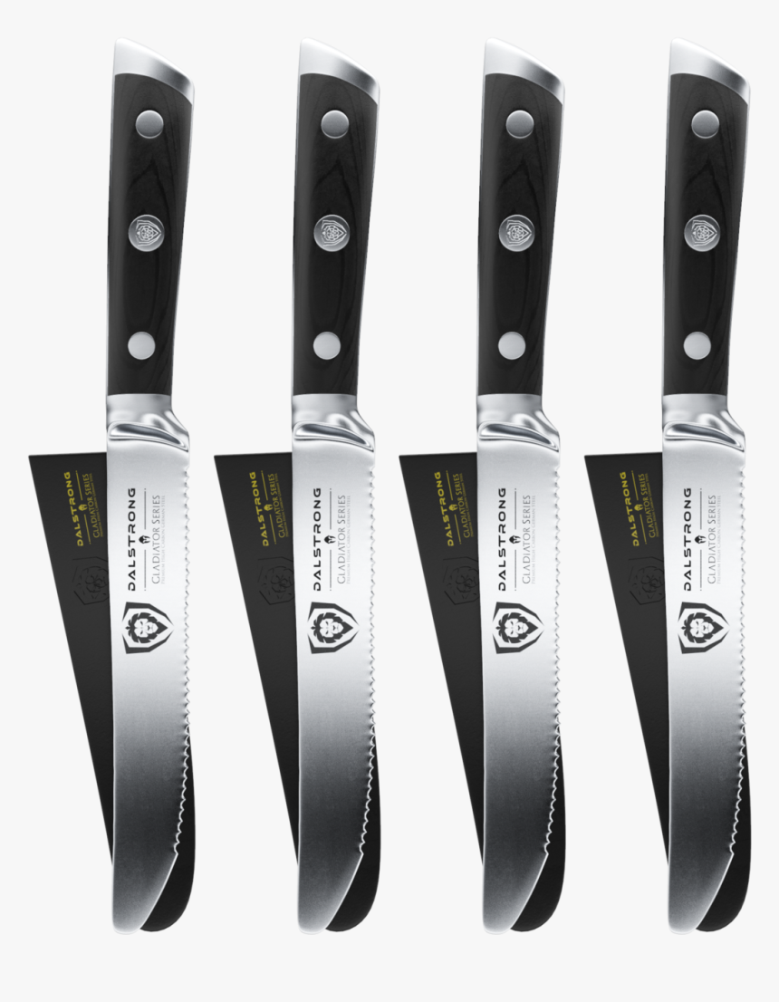 Transparent Steak Knife Png - Dalstrong Steak Knives Set, Png Download, Free Download