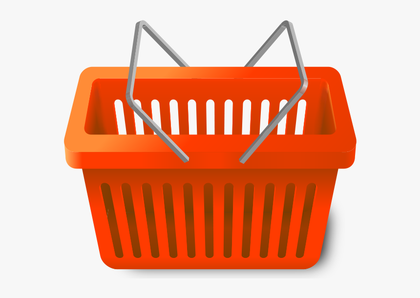 Shopping Cart Orange - Shopping Basket Png Transparent Background, Png Download, Free Download
