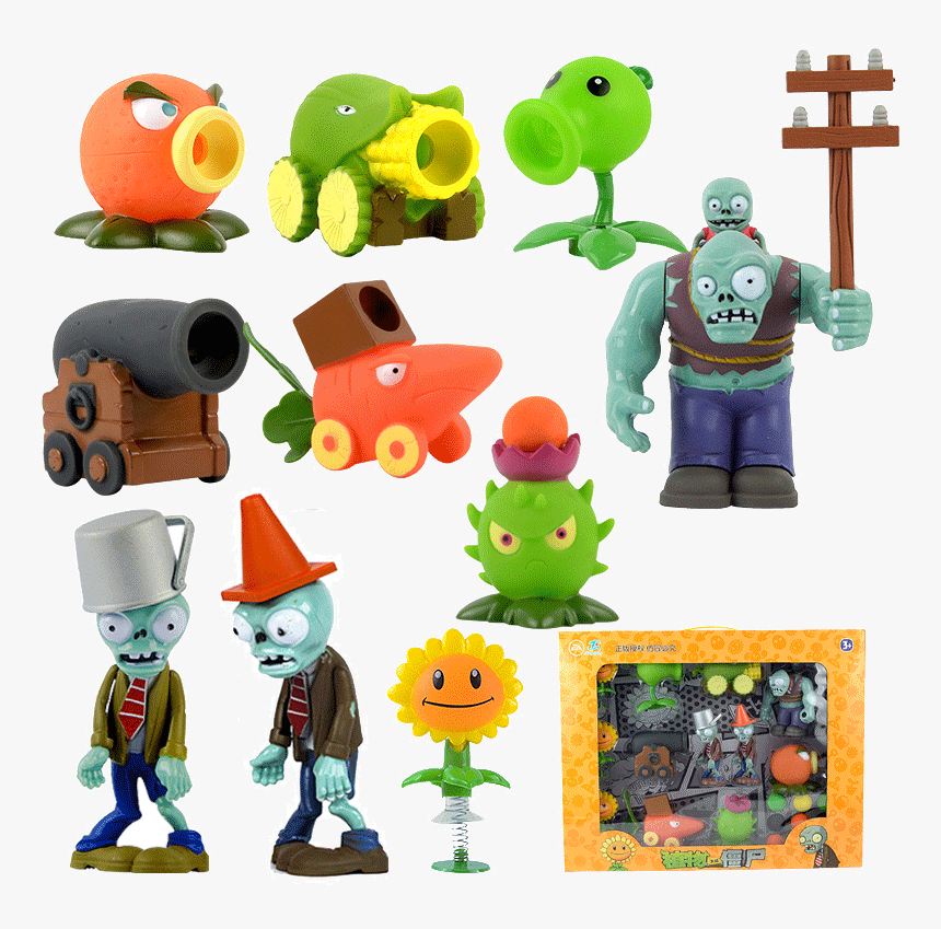 Zombies Toys 2 Complete Sets Pea Shooters Pirates Cannons - Pvz Battle For Neighborville Models, HD Png Download, Free Download