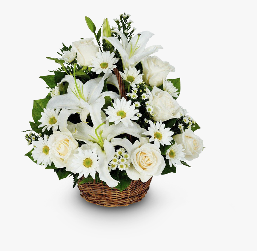 Cesto De Flores Santa Gemma - Flower In A Basket, HD Png Download, Free Download