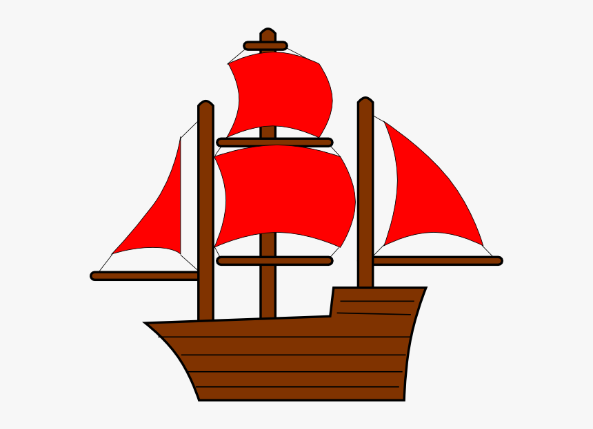 Transparent Ship Clipart - Clipart Pirate Ship, HD Png Download, Free Download