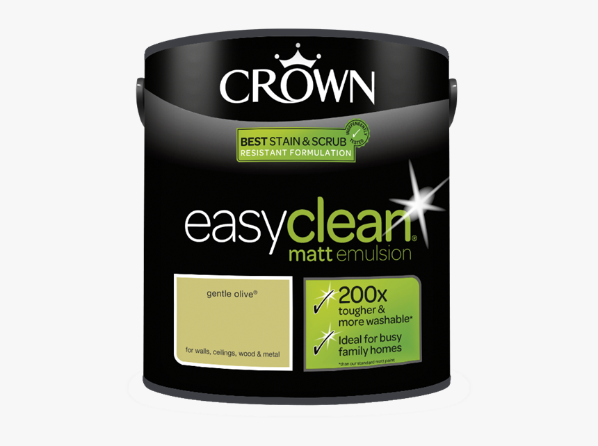 Crown Easyclean Matt Emulsion, HD Png Download, Free Download
