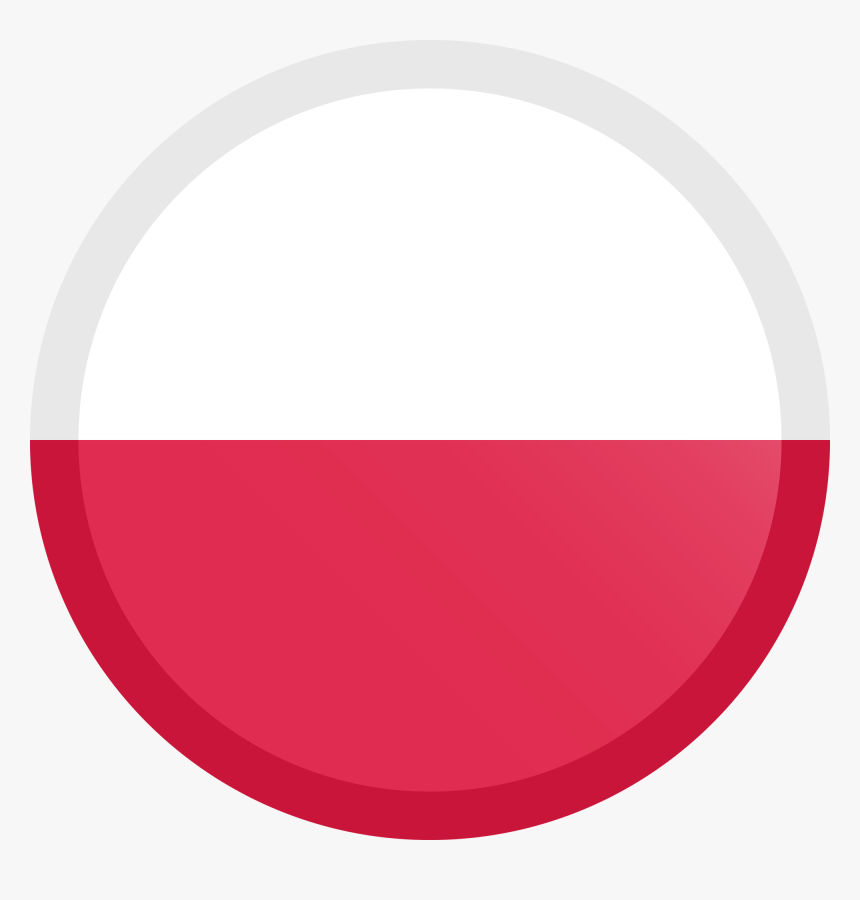 Poland Flag Round Png, Transparent Png, Free Download