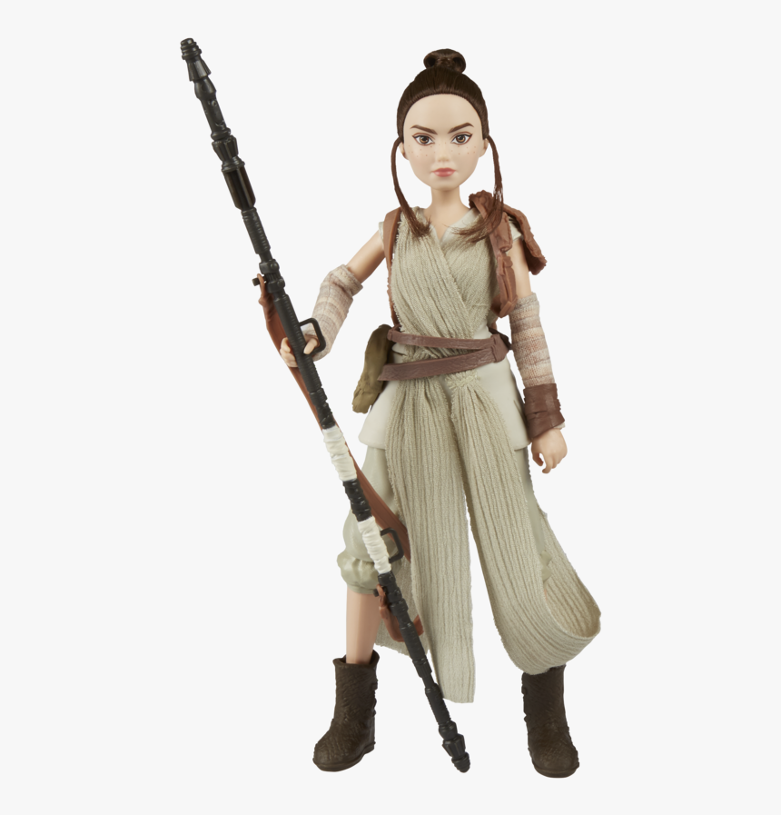 Star Wars Forces Of Destiny Rey Of Jakku - Star Wars Forces Of Destiny Rey Doll, HD Png Download, Free Download