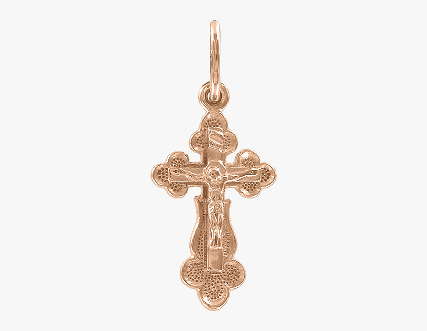 Gold-plated Silver Cross "the Crucifixion Of Christ - Locket, HD Png Download, Free Download