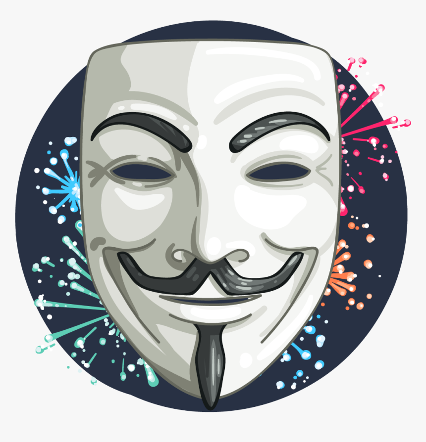 Transparent Guy Fawkes Png - Guy Fawkes Mask, Png Download, Free Download
