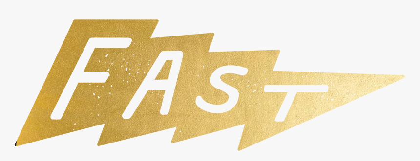 Fast Logo Gold, HD Png Download, Free Download