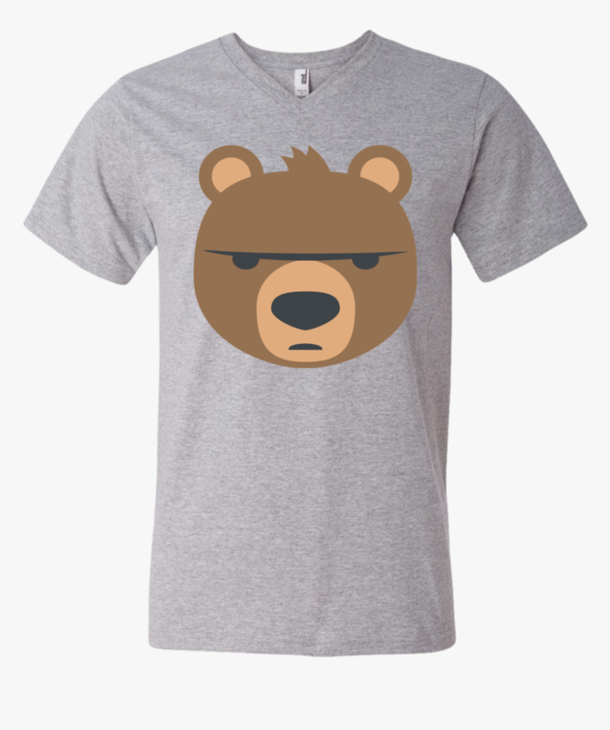 Big Bear Emoji Men"s V Neck T Shirt - Disney Cats T Shirt, HD Png Download, Free Download