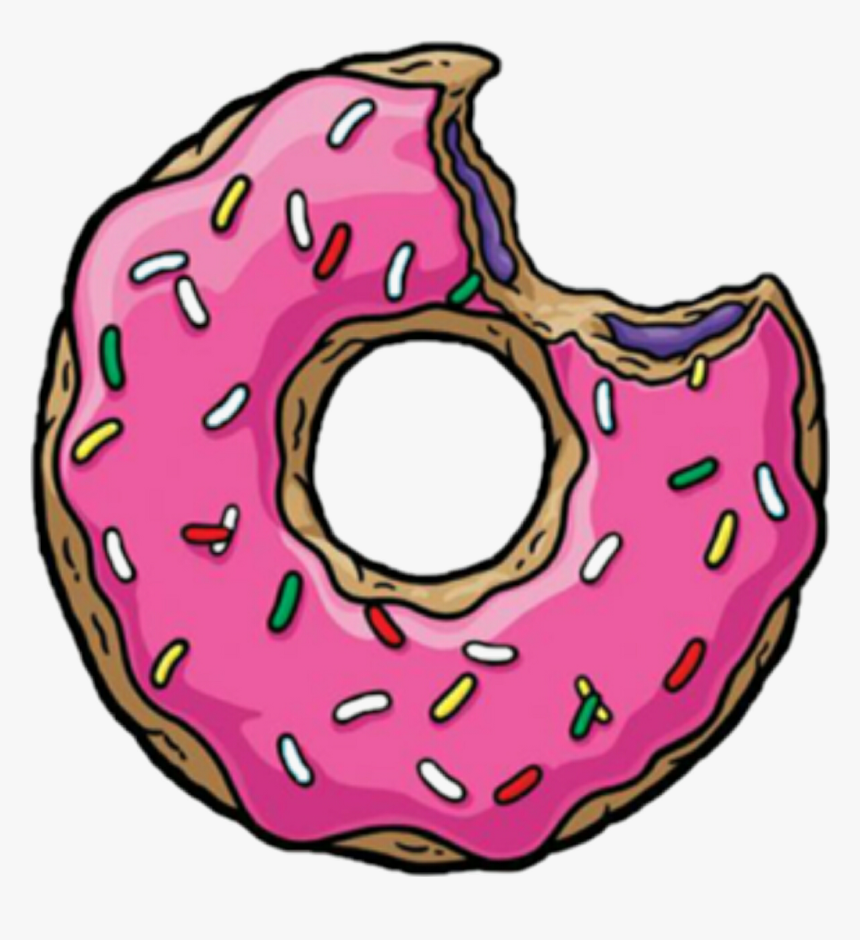 #donut #pink #yummi #emoji #cute #love - Donut Png, Transparent Png, Free Download
