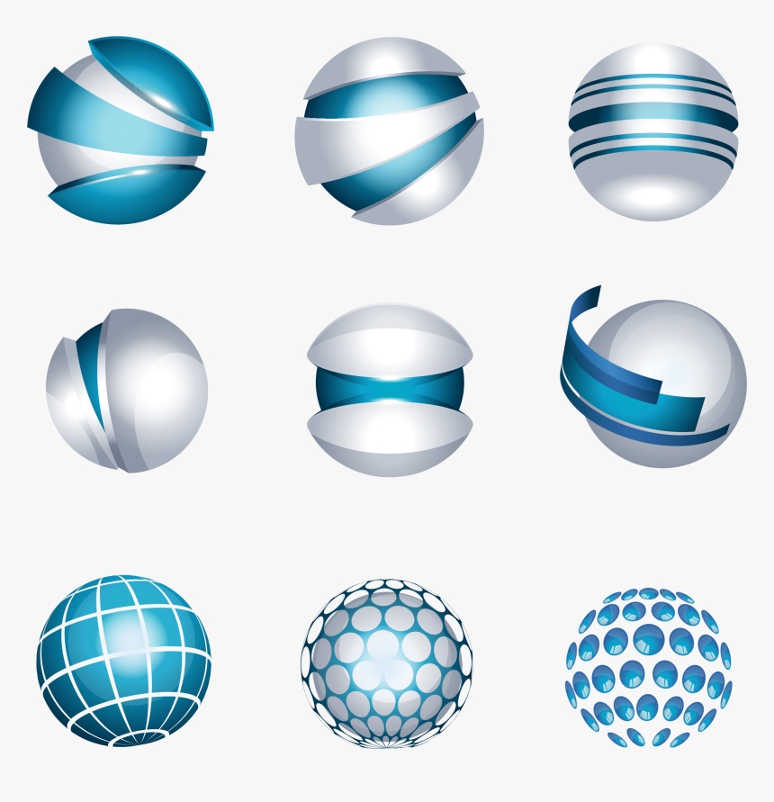 Round3dlogovector - 3d Logo Vector Free, HD Png Download, Free Download