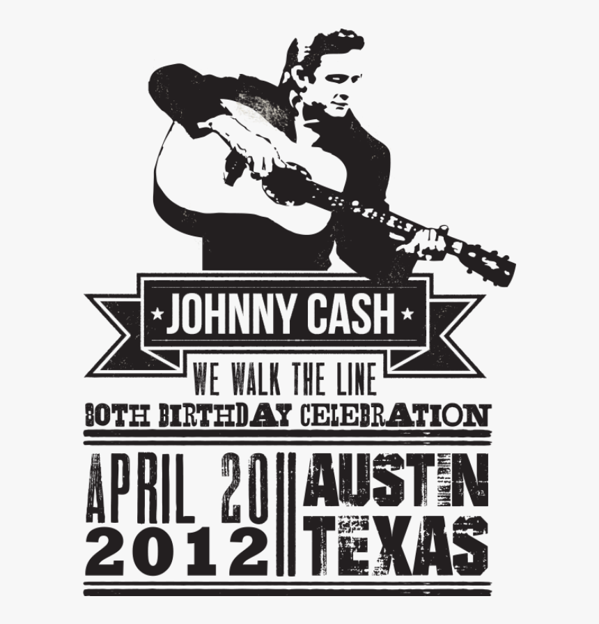 Transparent Johnny Cash Png - Johnny Cash Poster Walk The Line, Png Download, Free Download