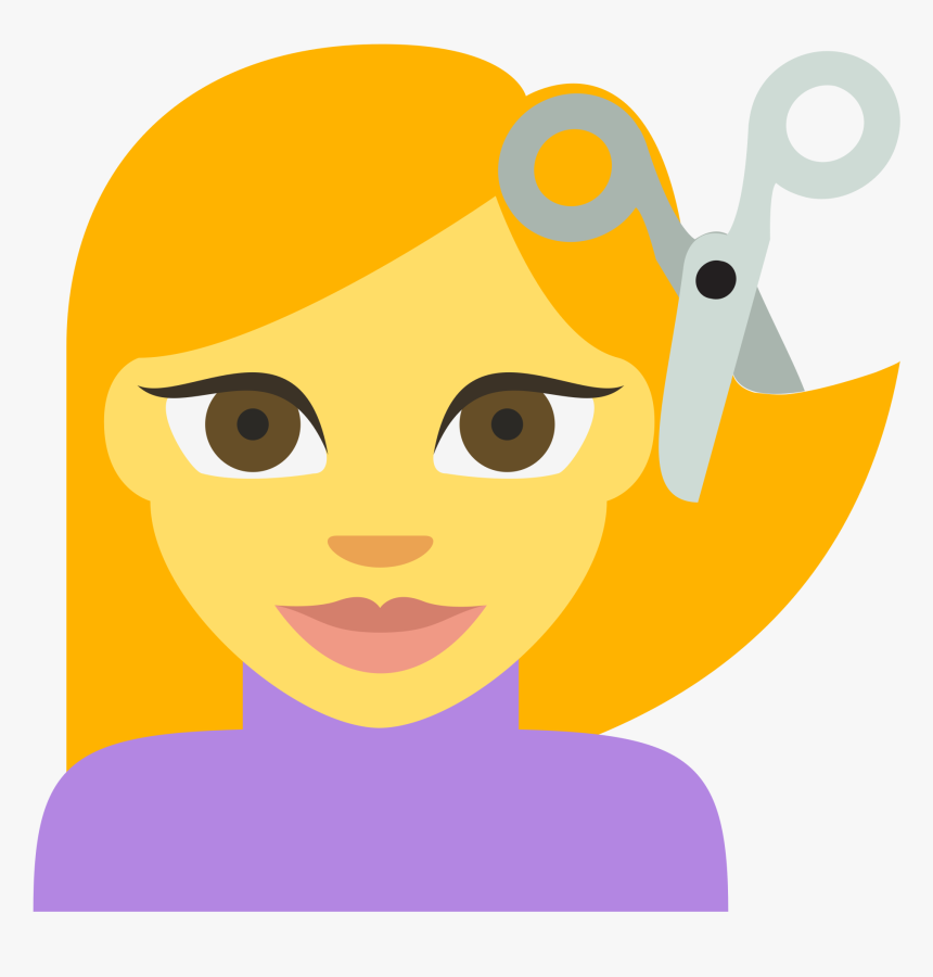 Haircut Emoji , Png Download - Corte De Cabelo Emoji, Transparent Png, Free Download