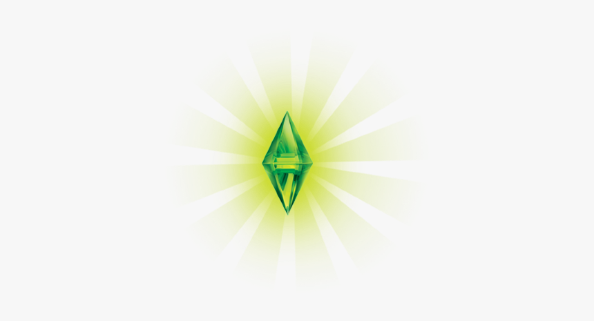 #sims #green #plumbob #diamond #bright #shine #freetoedit - Sims 3 Plumbob, HD Png Download, Free Download