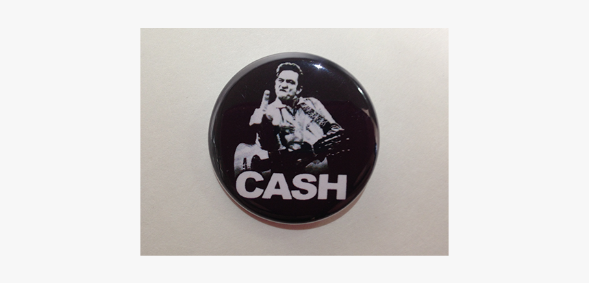 Johnny Cash Button - Johnny Cash Giving Finger T Shirt, HD Png Download, Free Download