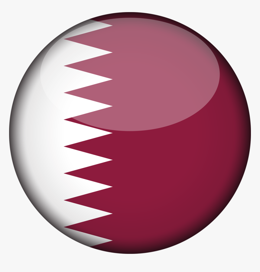 Qatar Flag Circle Transparent, HD Png Download, Free Download